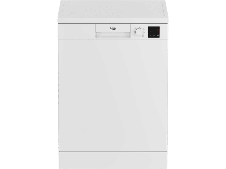 Lavavajillas - Beko BDFN05330W, 13 servicios, 5 programas, 60 cm, Media Carga, Quick&Shine, Blanco