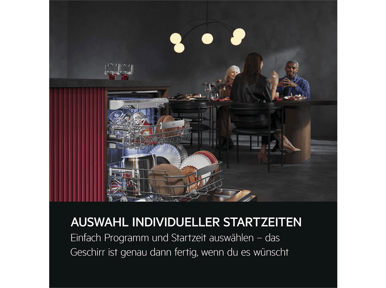 AEG GT9200X2SCM Serie 9000 Geschirrspüler (integrierbar, Besteckschublade, 596 mm breit, 40 dB(A), A, Edelstahl) — Foto 5 von 5