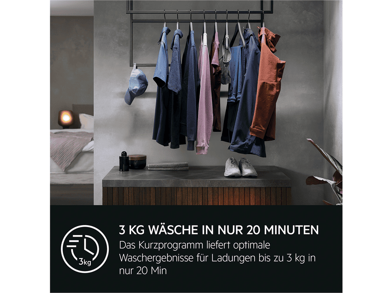 AEG LR7EW75400 7000 ProSteam Waschmaschine (10 kg, 1351 U/Min., A, Frontlader) — Foto 3 von 5