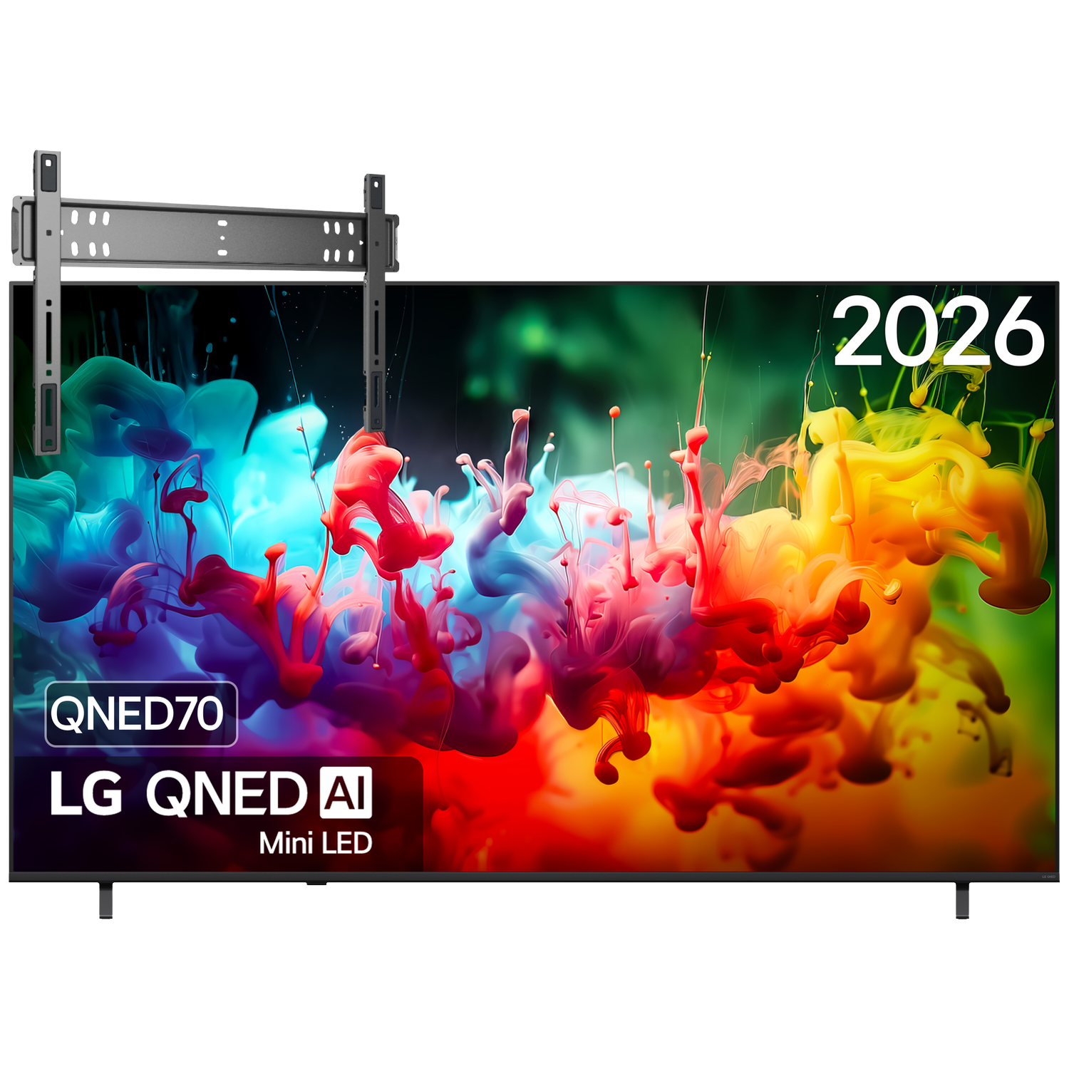 LG Evo Ai 85qned70b6a Ultra Hd 4k Mini-led 85" (2026) + Vogels Vaste Tv-beugel 40"-110" Max 100kg Zwart Tv Bundle