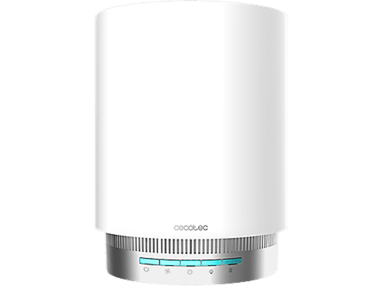 Purificador de aire - Cecotec TotalPure 1600 Style Pro Expert, 130 CADR, 4 etapas filtrado, Sensor PM 2.5, Cobertura hasta 40 m³, Blanco