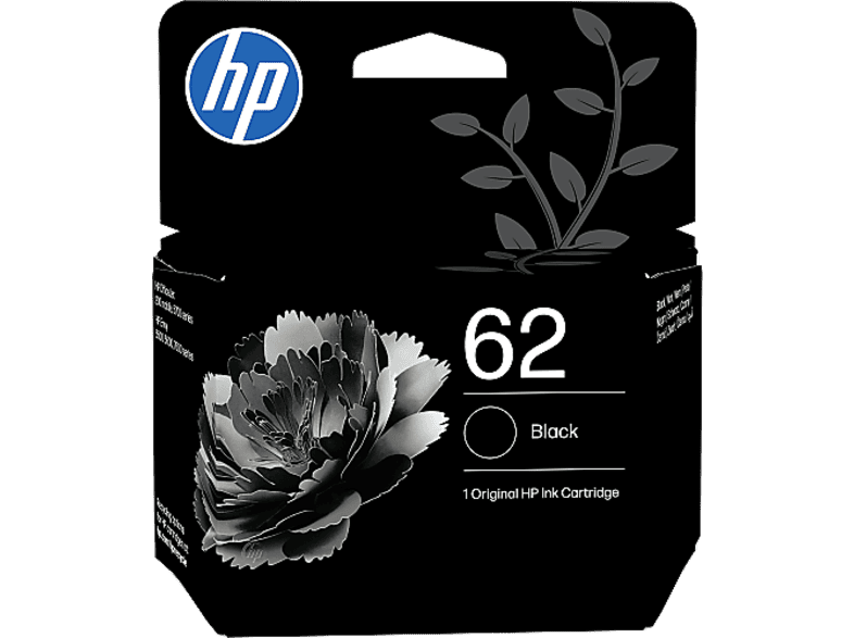 HP 62 Schwarz Original Druckerpatrone