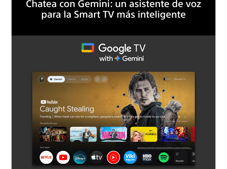 TV RGB Micro LED 65" - Sony BRAVIA 7 II, Triluminos Max, 4K, Google TV, XR Processor, PS5, IMAX Enhanced, Dolby Atmos/Vision, 120Hz, K65XR75M2B – imagen 3