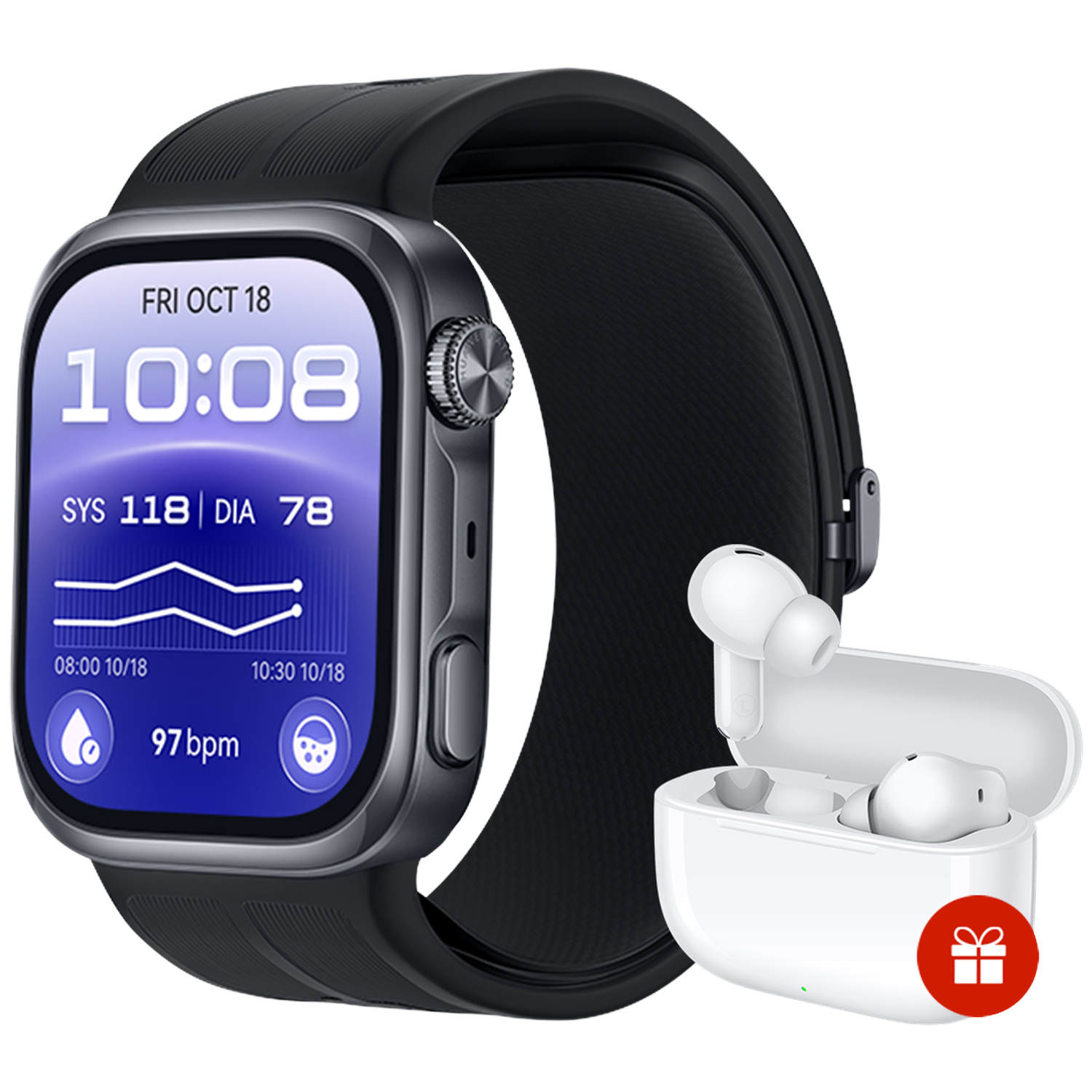 Huawei Watch D3 Black+freebuds Se 4 Smartwatch