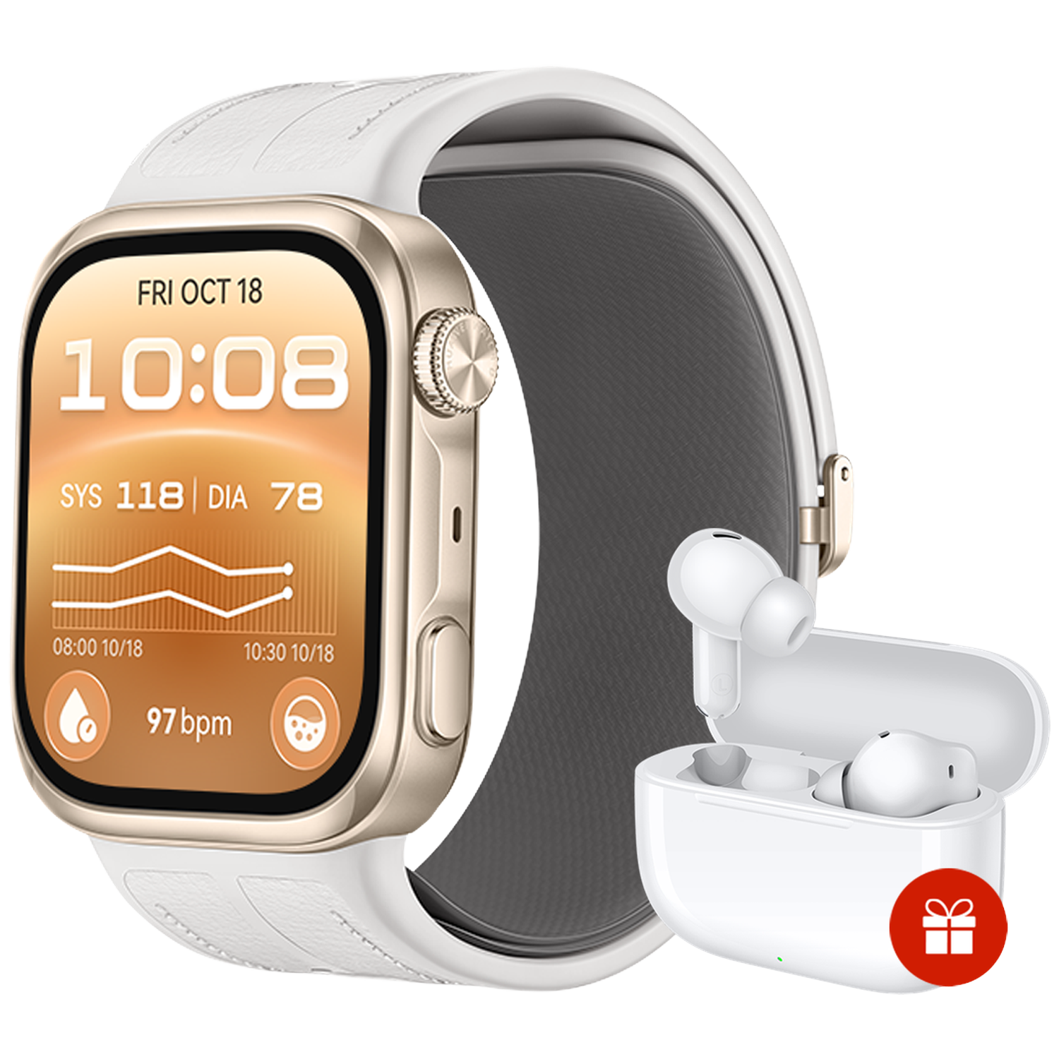 Huawei Watch D3 White+freebuds Se 4 Smartwatch