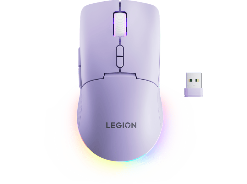Ratón gaming - Lenovo Legion M220, Inalámbrico, 5000 dpi, Rosa