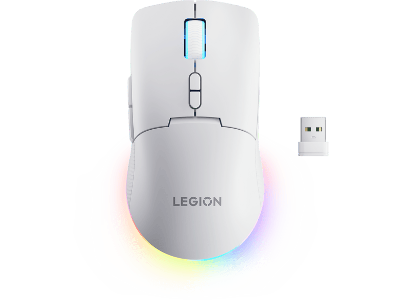 Ratón gaming - Lenovo Legion M220, Inalámbrico, 5000 dpi, Blanco
