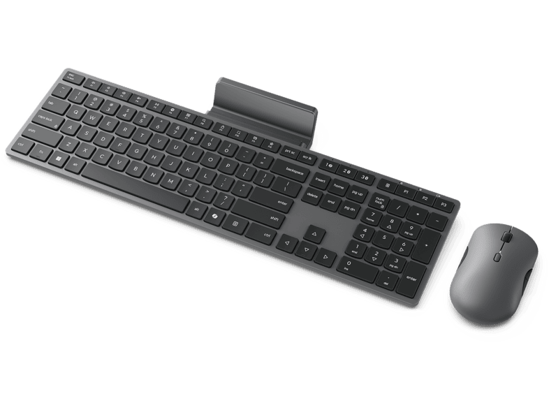 Lenovo GX31S04978 teclado Ratón incluido Oficina RF Wireless + Bluetooth Español Gris