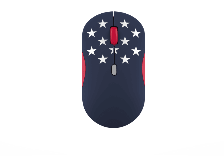 Ratón inalámbrico - Lenovo 350 Bluetooth Silent Mouse Fan edition EEUU, Bluetooth, 1600 dpi