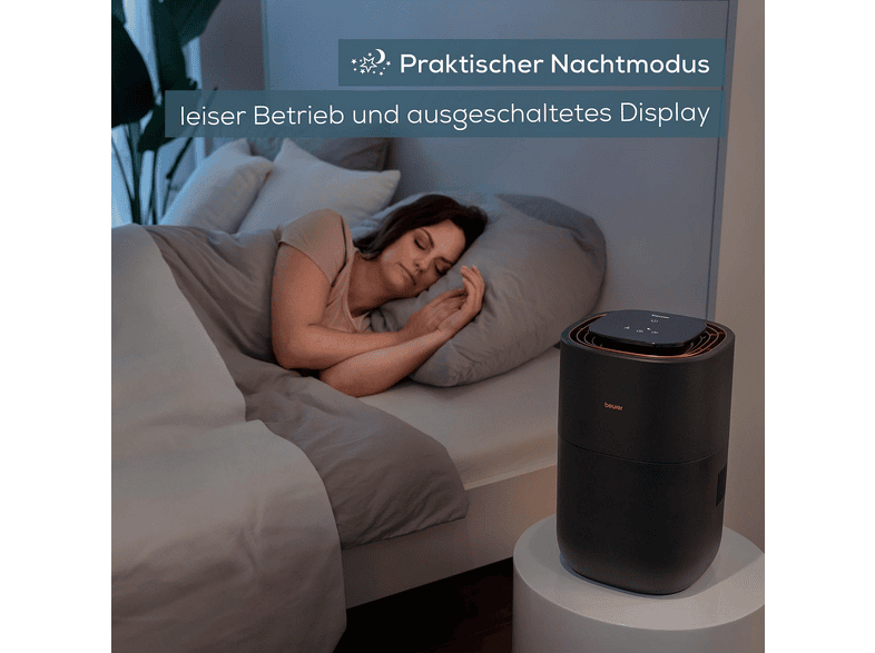Beurer 100.67 LB 300 Plus Luftbefeuchter Schwarz (26 Watt, Raumgröße: 45 m²) — Foto 5 von 5