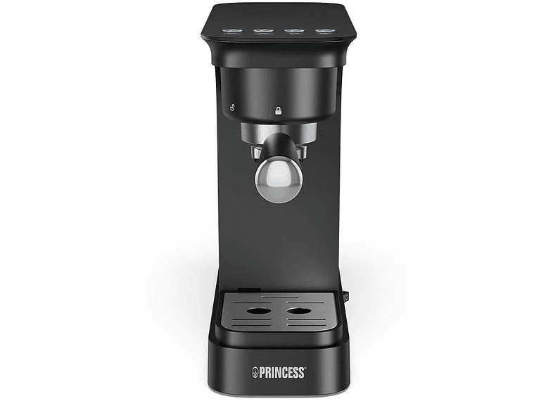 Princess 01.249422.01.001 Espressomaschine (Schwarz, 1400 Watt, 20 bar) — Foto 3 von 4