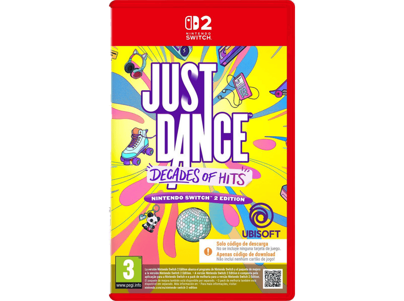 Nintendo Switch 2 Just Dance Decades of Hits (Código de descarga)