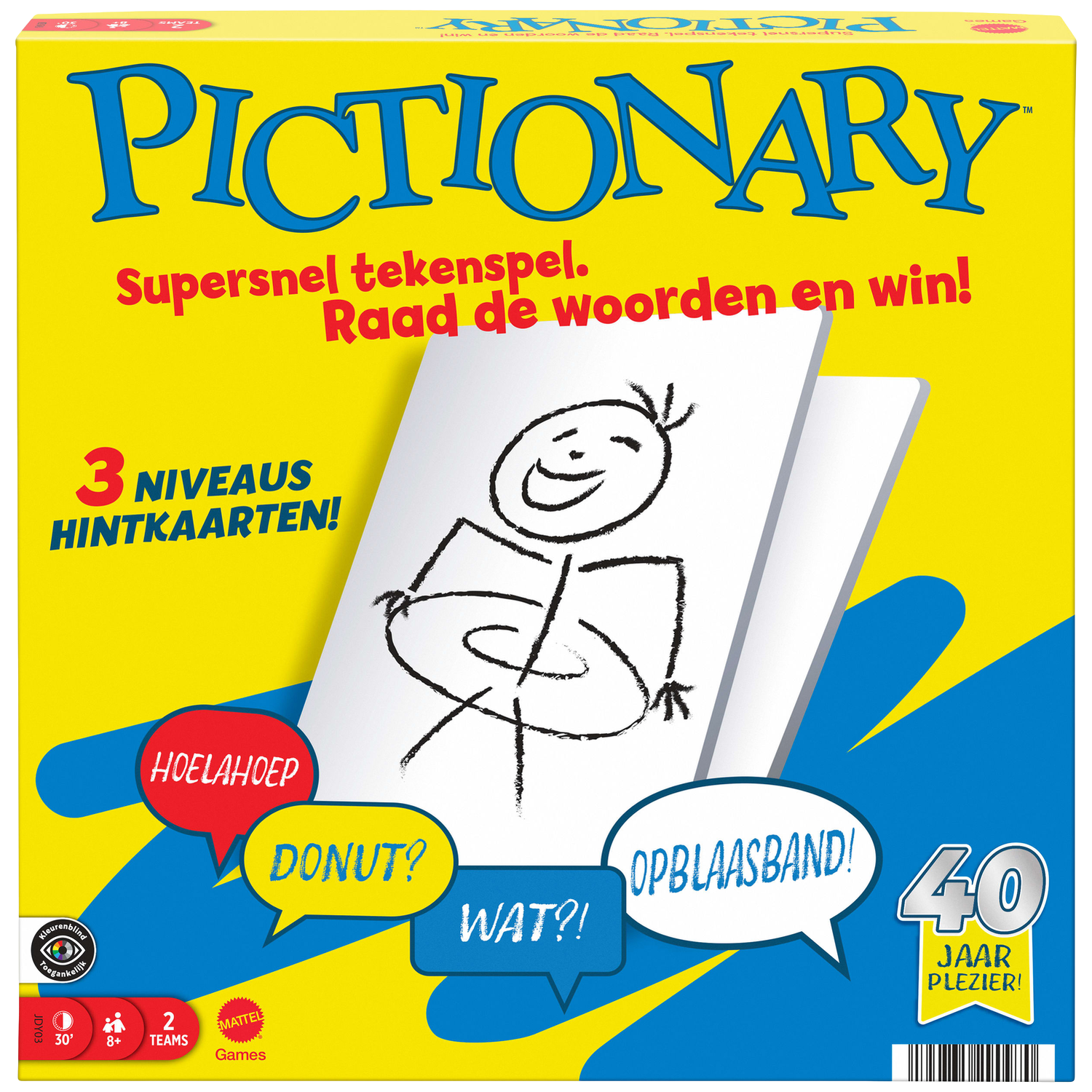 Mattel Pictionary Tekenspel - Nederlandse Editie Bordspel