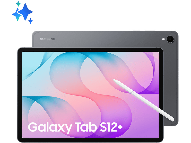 Tablet SAMSUNG Galaxy Tab S12+ 512GB 5G, 512 GB, 12,6 ", Gray, Connettività: Connettività=5G