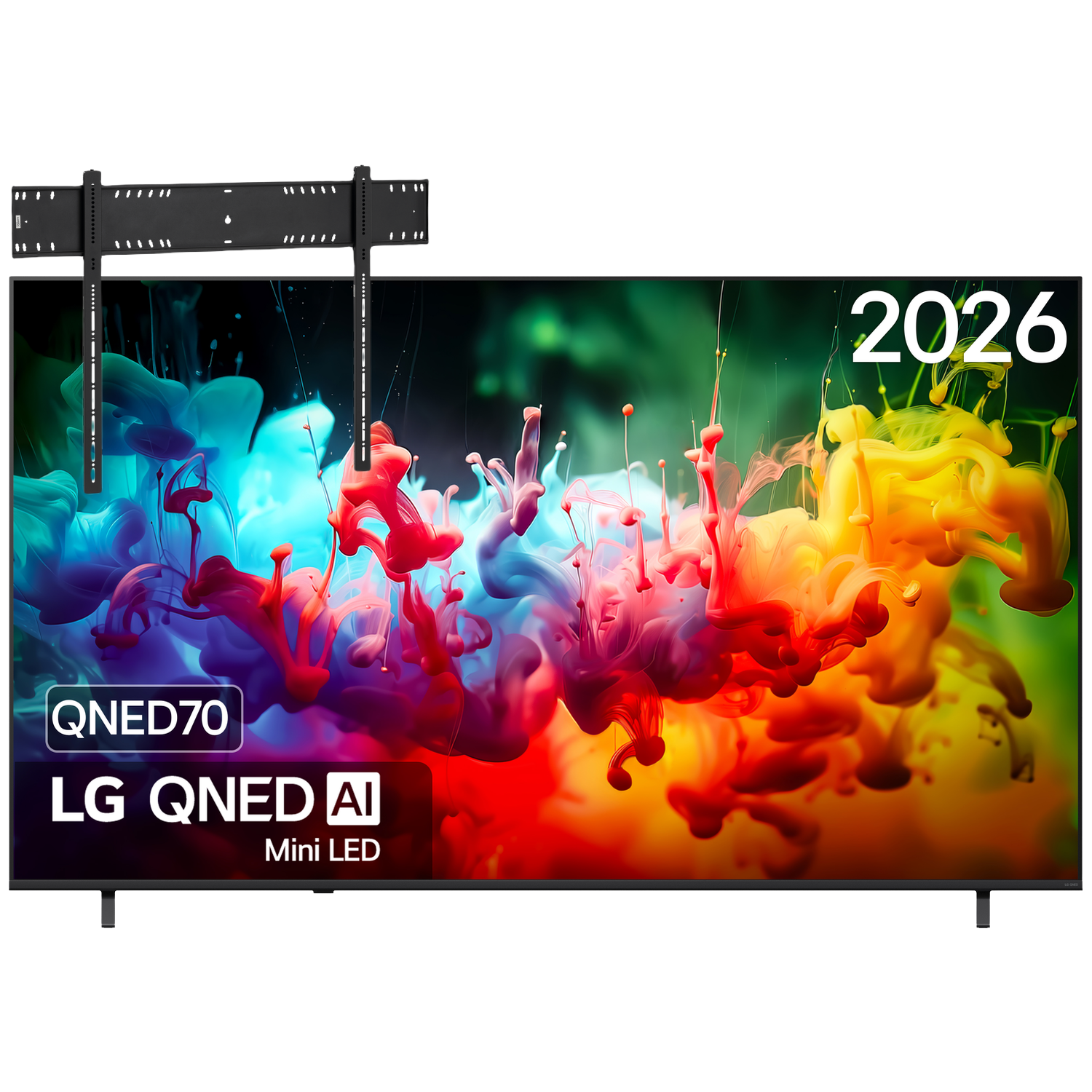 LG Evo Ai 85qned70b6a Ultra Hd 4k Mini-led 85" (2026) + Vogels Vaste Tv-beugel 80"-120" Max 160kg Zwart Tv Bundle