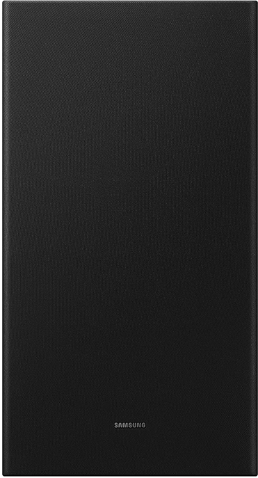 Fekete Samsung táblagép borító texturált felülettel és kis Samsung logóval alul.