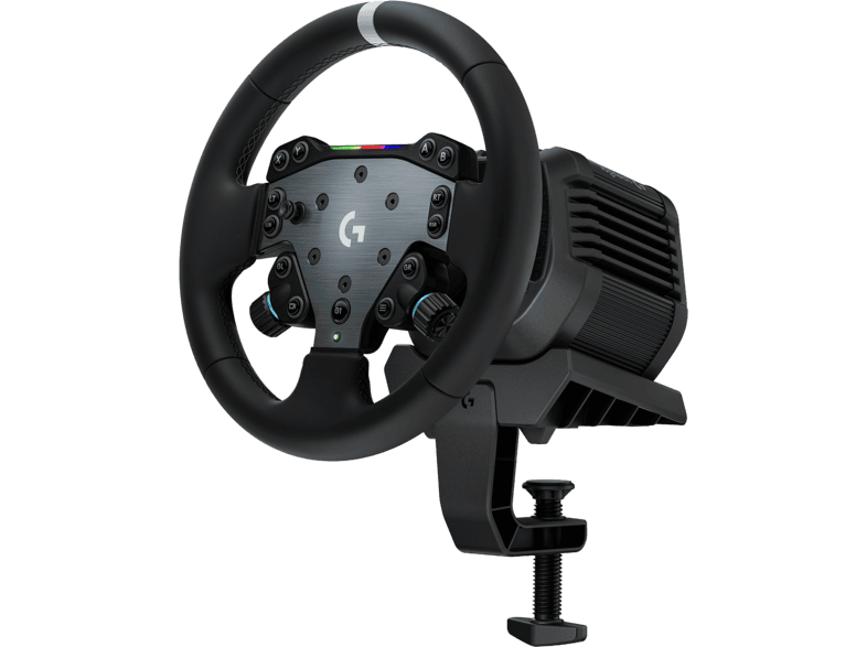 Volante - Logitech G RS50 System, Transmisión completa hasta 8 N⋅m de par, TRUEFORCE, Sistema liberación rápida integrado, Plug and Play, PC, Negro