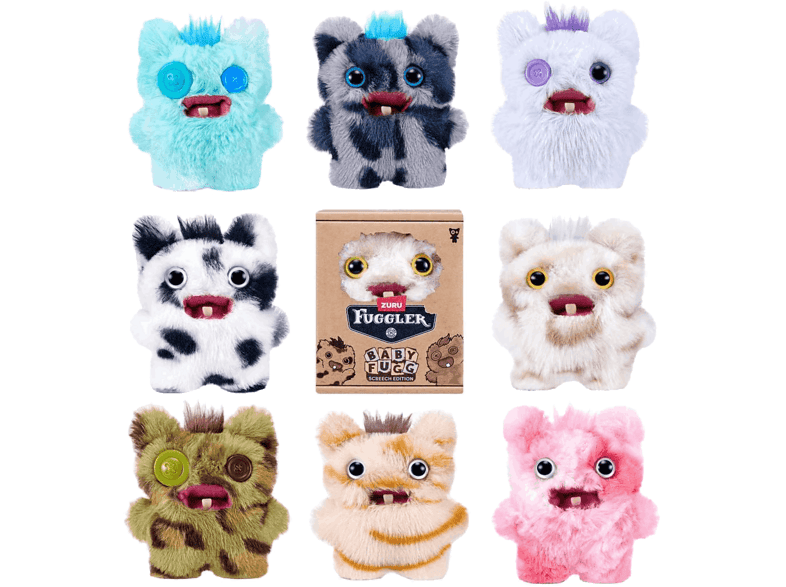 Peluche - Sherwood Fuggler: Mini-Baby Fugg , 1 unidad, Surtido aleatorio, 10 cm, Multicolor