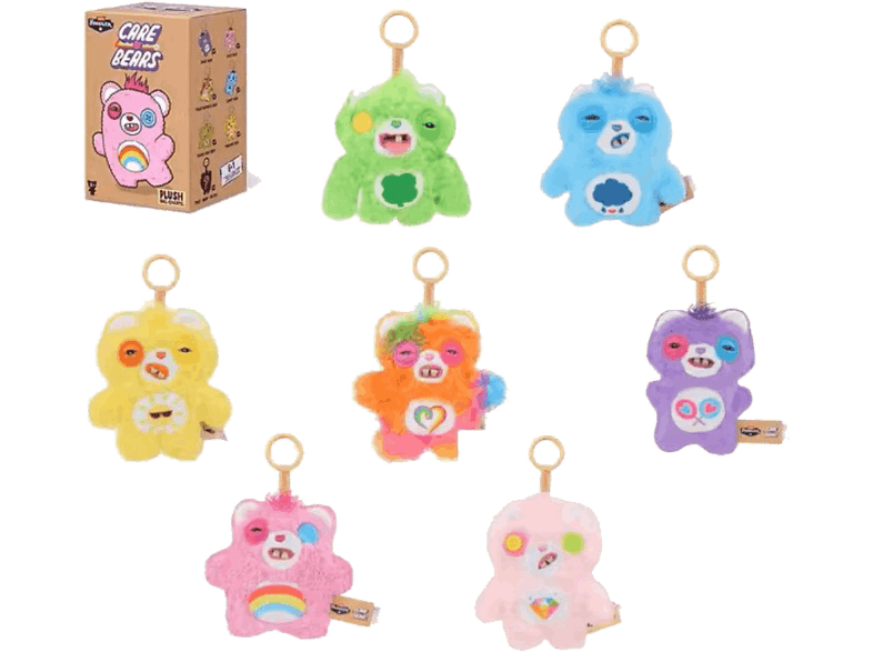 Llavero - Sherwood Fuggler: Osos Amorosos, Care Bears, 1 unidad, Surtido aleatorio, 12 cm, Multicolor