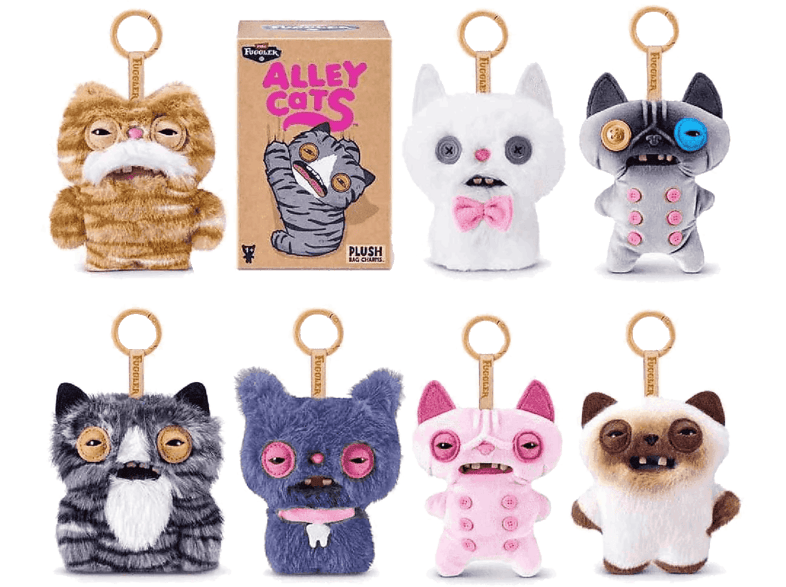 Llavero - Sherwood Fuggler: Alley Cat, 1 unidad, Surtido aleatorio, 12 cm, Multicolor