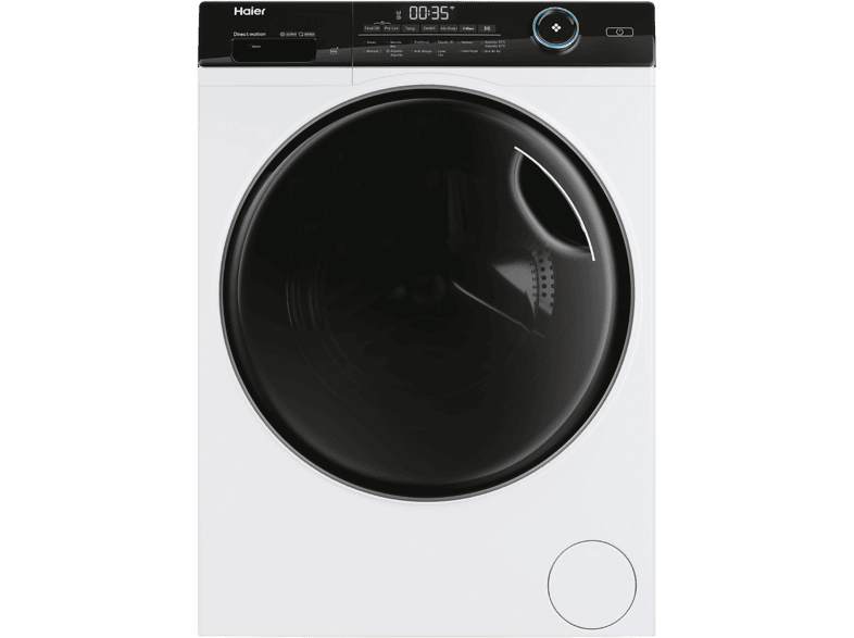 Lavadora carga frontal - Haier I-Pro Series 5 HW100B14959NEU-IB, 10 kg, 1400 rpm, Vapor, Antibacterias, Blanco