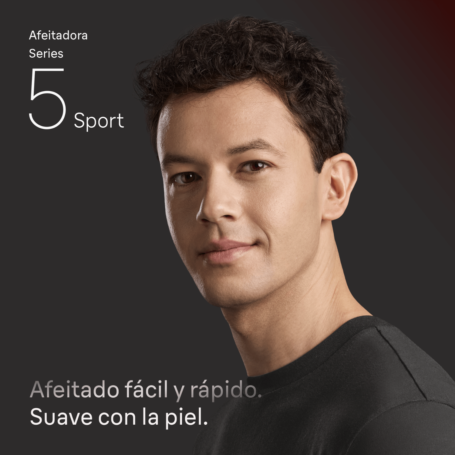 Afeitadora Series 5 Sport. Afeitado fácil y rápido. Suave con la piel.