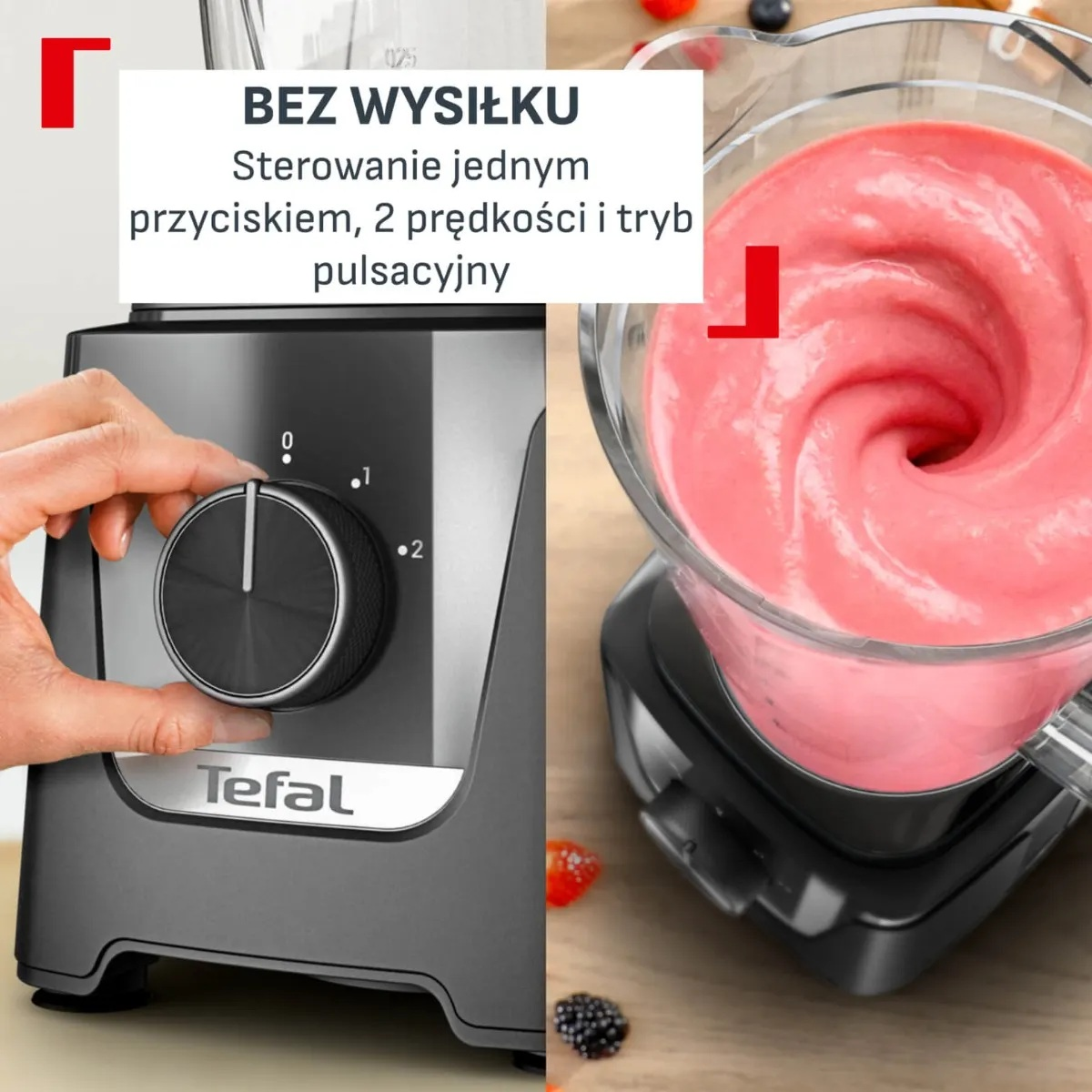 Blender kielichowy TEFAL Blendforce BL5958F0 Czarny