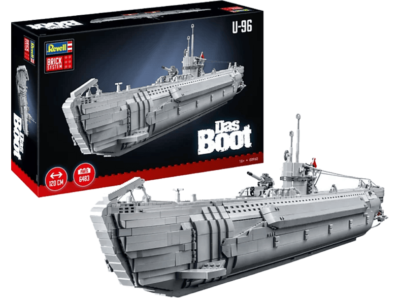 Revell 9609090 Submarine "Das Boot" - Brick System Modellbausatz