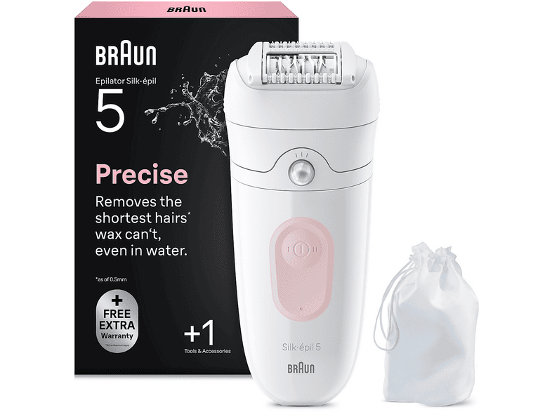 BRAUN LEGEPIL SE5-011 FLMG, 2 x velocità, Autonomia di 40 min, Accumulatore, Ricarica in 60 min #ECEFF0