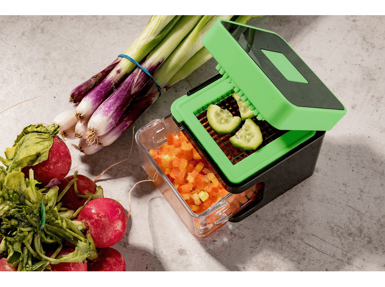 Genius Nicer Dicer Spicy 4tlg. Grün; Zerkleinerer — Foto 2 von 5