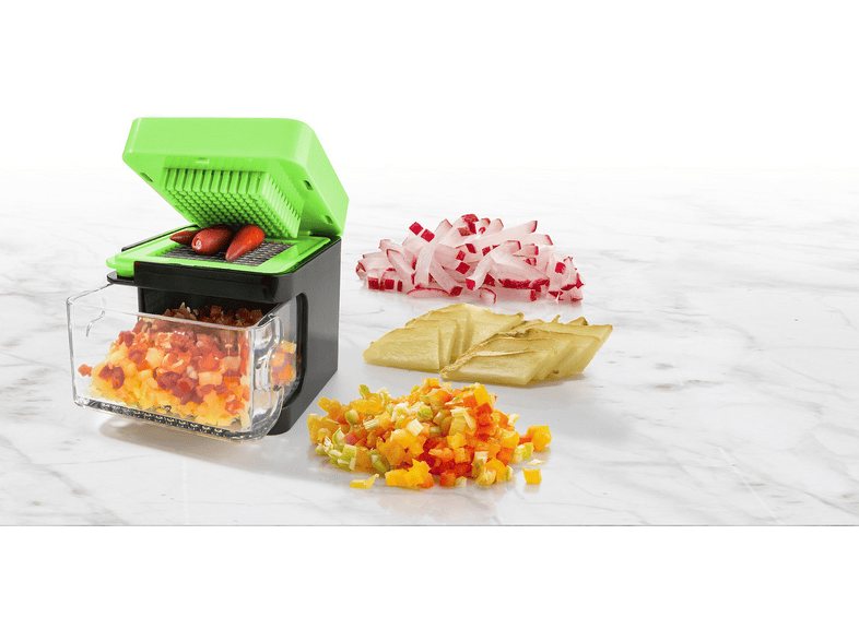 Genius Nicer Dicer Spicy 4tlg. Grün; Zerkleinerer — Foto 5 von 5