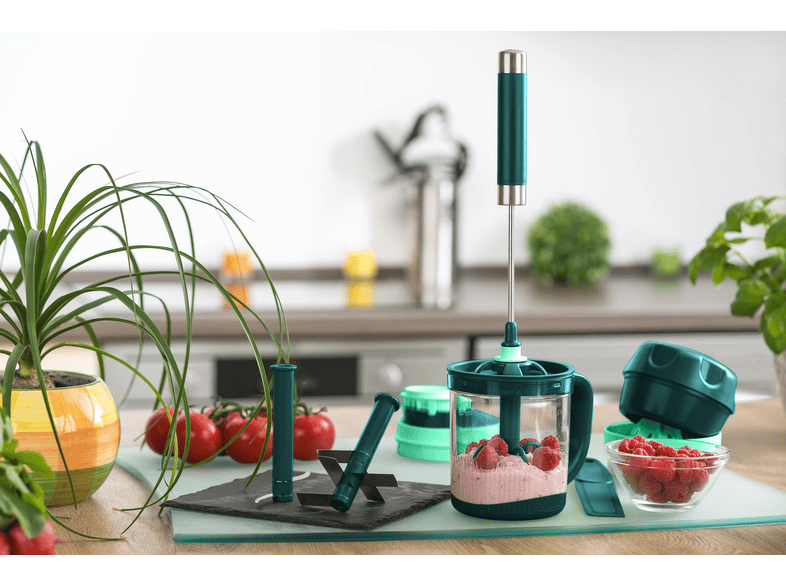 Genius Nicer Dicer Twist N Joy 12-tlg.; Zerkleinerer — Foto 4 von 5