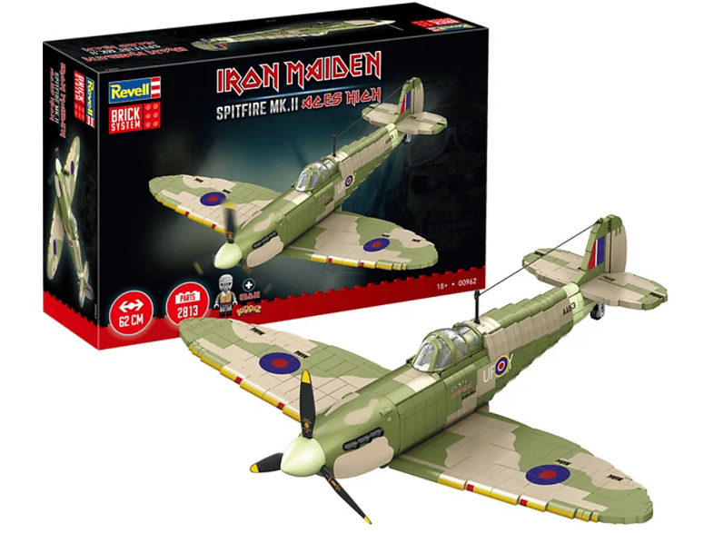 Revell 9629090 Iron Maiden Spitfire MK.II Aces High - Brick System Modellbausatz
