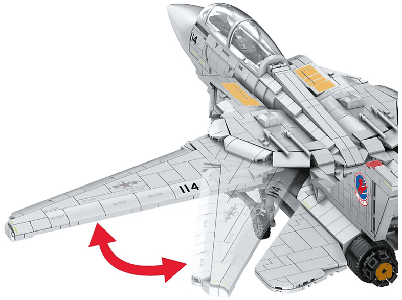 Revell 9639090 Maverick's F-14A Tomcat "Top Gun" - Brick System Modellbausatz — Foto 5 von 5