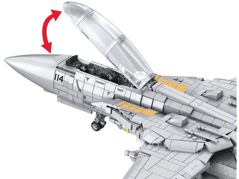 Revell 9639090 Maverick's F-14A Tomcat "Top Gun" - Brick System Modellbausatz — Foto 4 von 5
