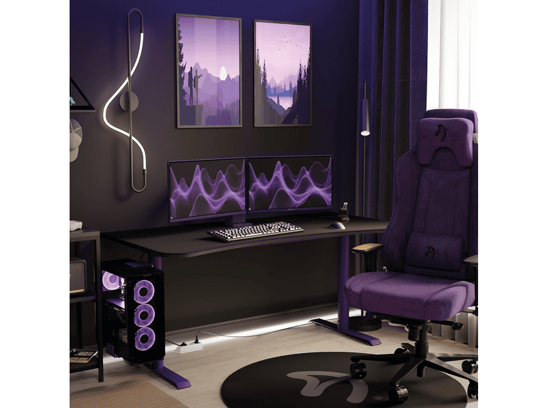 AROZZI LED 23,8 Zoll Gaming Monitor, Full-HD, 1 ms Reaktionszeit, 300 cd/m², 200 Hz, Purple — Foto 5 von 5