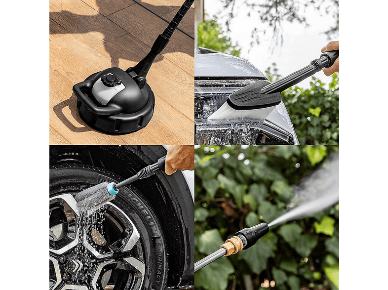 Hidrolimpiadora - Cecotec HydroBoost 3200 TotalClean, W, Motor brushless, 225 bar, 540 L/h, Bomba de aluminio, Accesorios, Negro – imagen 2