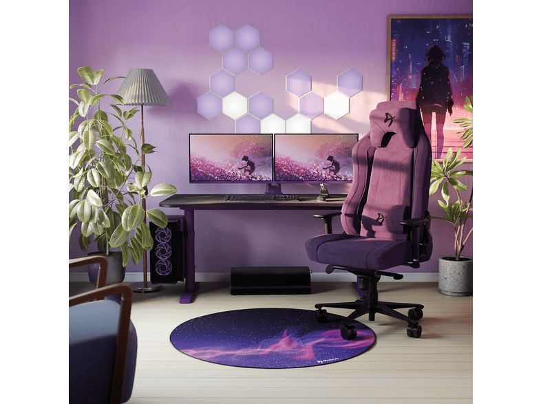 AROZZI NOVA 27 Zoll Gaming Monitor, QHD, 1 ms Reaktionszeit, 350 cd/m², 180 Hz, Purple — Foto 5 von 5