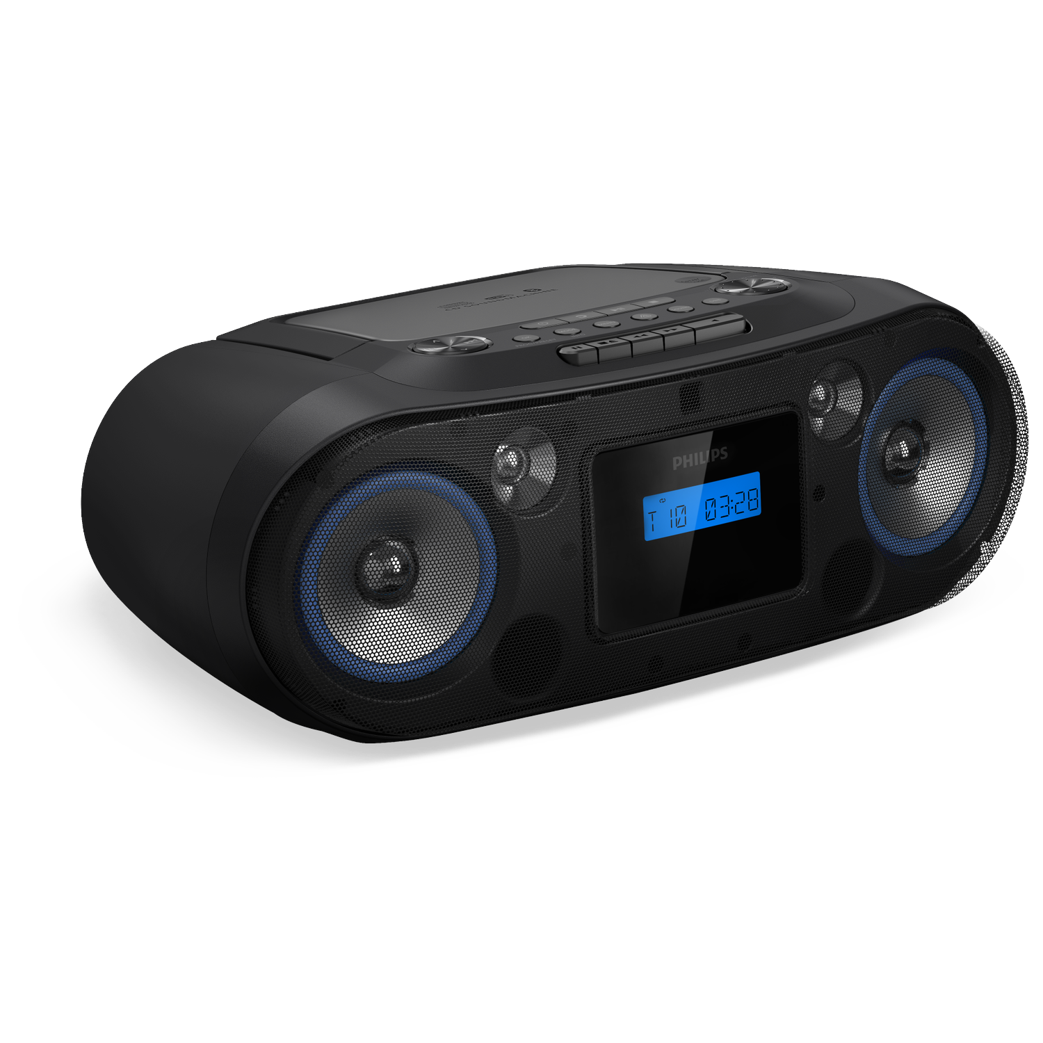 Philips Taz7500/10 Cd-soundmachine Zwart