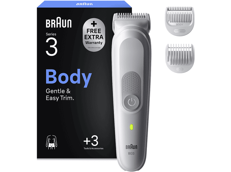 RASOIO BRAUN BODY BG3530 LghtGrey BOX MN