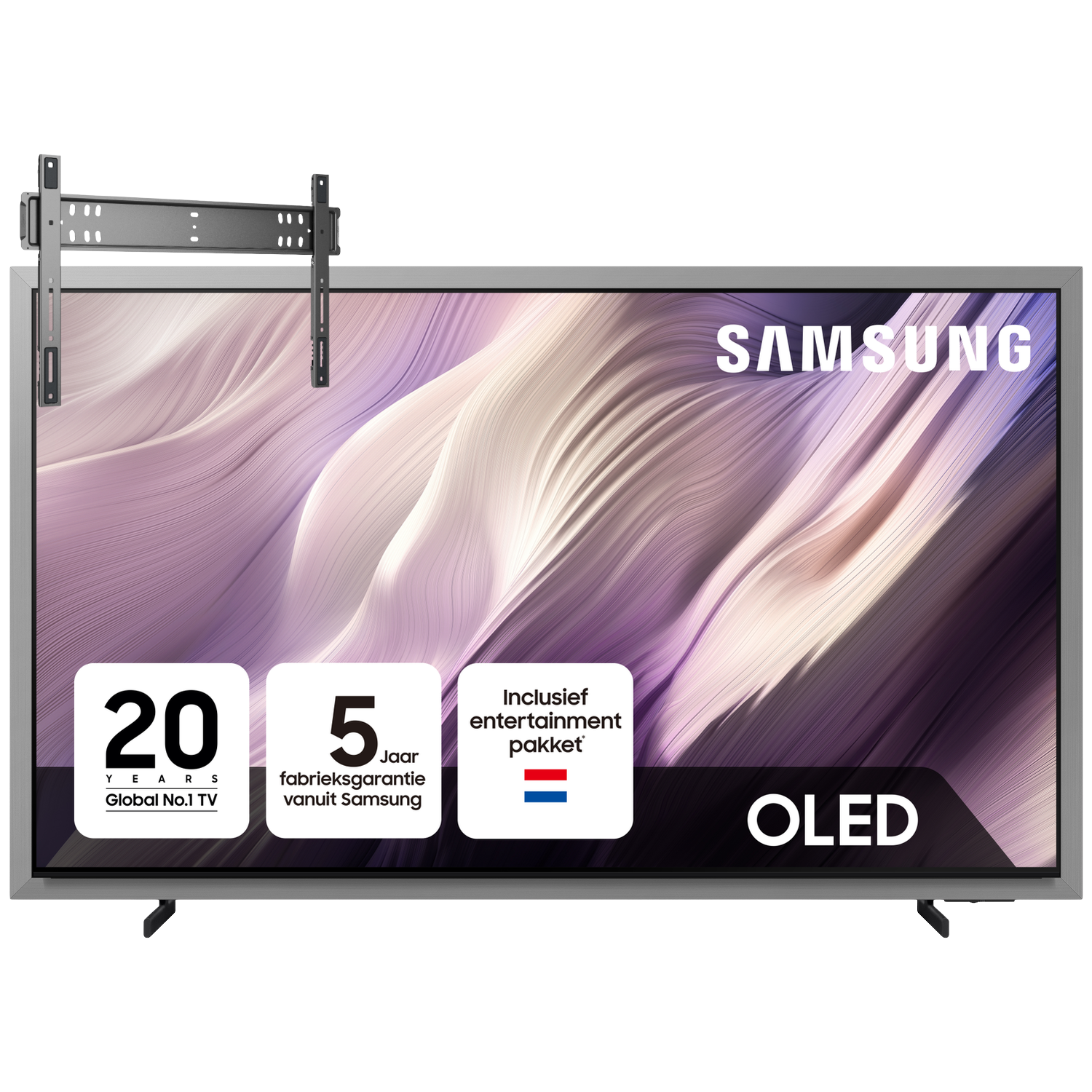 Samsung Qe83s99h Oled 4k 83" (2026) + Vogels Vaste Tv-beugel 40"-110" Max 100kg Zwart Tv Bundle