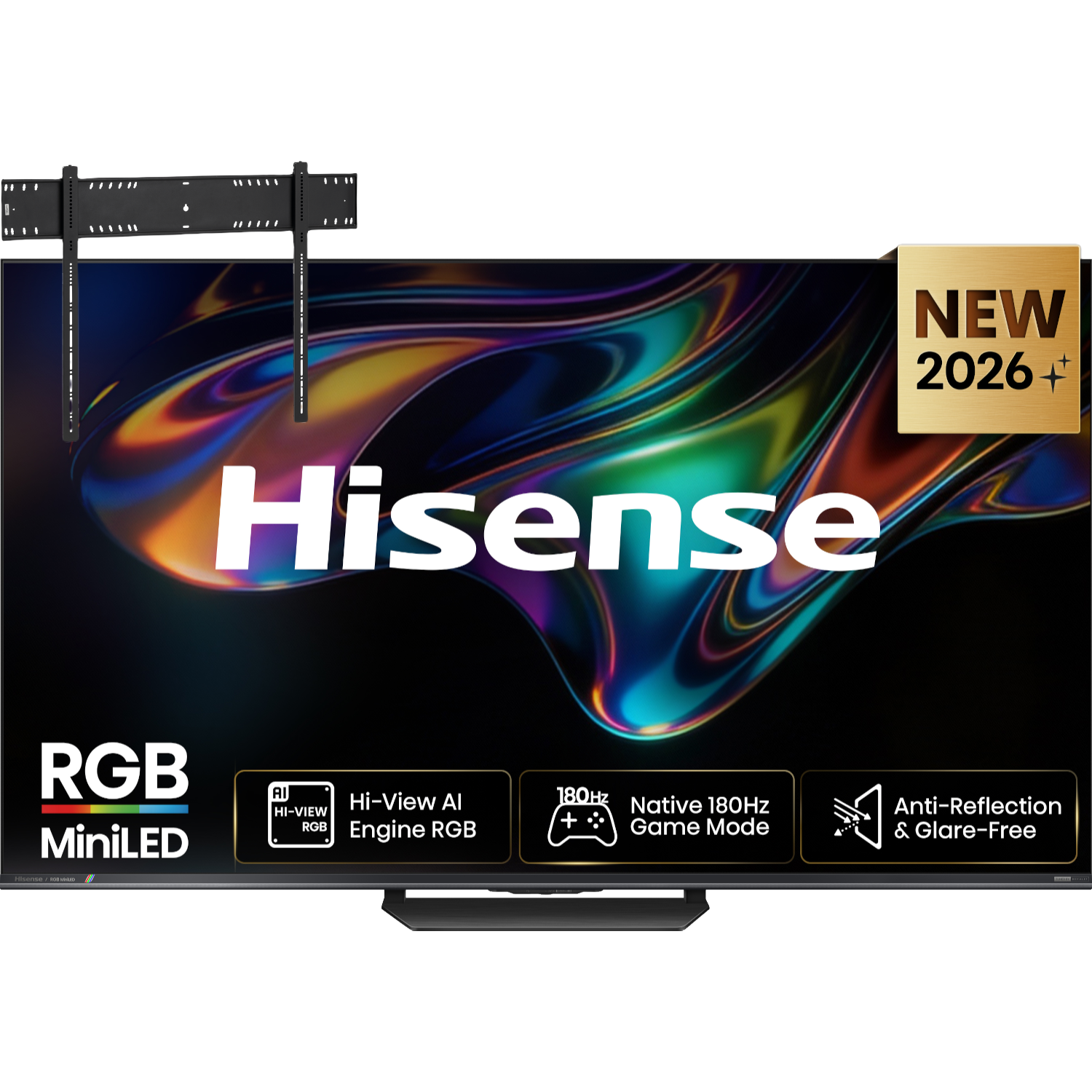 Hisense 85ur8s Ultra Hd 4k Mini-led 85" (2026) + Vogels Vaste Tv-beugel 80"-120" Max 160kg Zwart Tv Bundle
