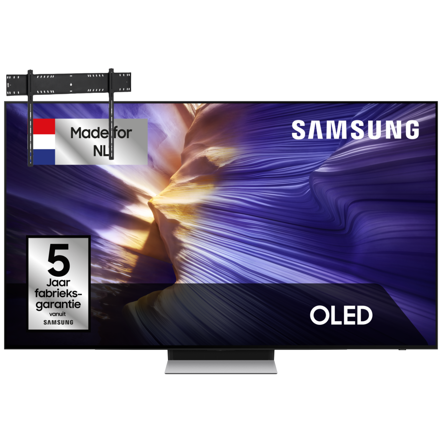 Samsung Qe83s90faexxn Ultra Hd 4k Oled 83" (2025) + Vogels Vaste Tv-beugel 80"-120" Max 160kg Zwart Tv Bundle