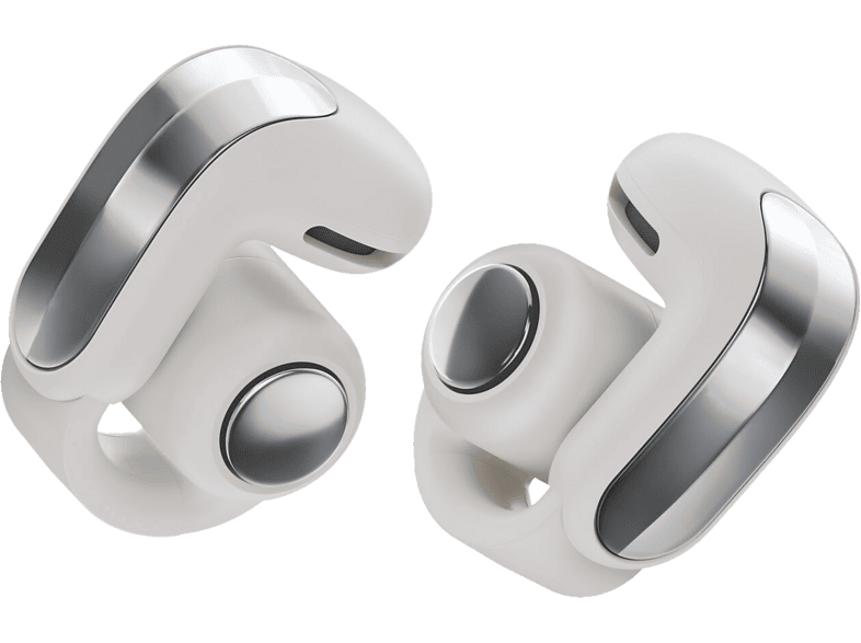 BOSE Ultra Open Earbuds (2. Gen.), Open-ear True Wireless Kopfhörer Bluetooth Rauchweiss