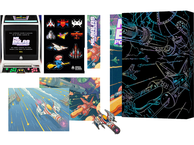 Mil balas por segundo. La gran enciclopedia del shoot 'em up arcade (1977-2006) Ed. 1CC - David Boscá Albors