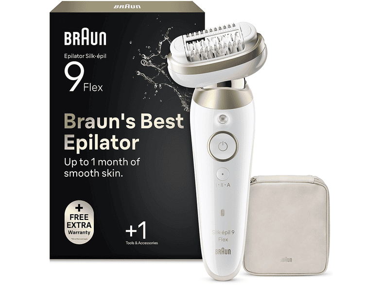 BRAUN LEGEPIL SES9-011 3D GLD BOX MN, 2 x velocità, Autonomia di 50 min, Accumulatore, Ricarica in 60 min