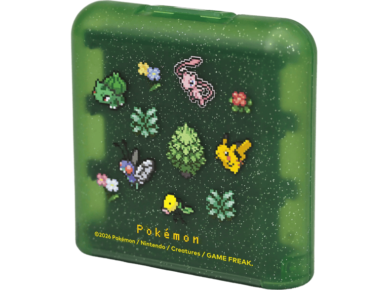 HORI Nintendo Switch™ 2 - 24-Game Card Case (Pokémon Pixel Green) Aufbewahrungsbox, Grün