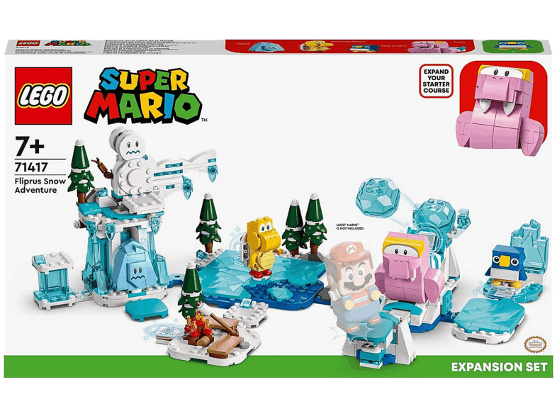 Juego de construcción - LEGO Super Mario: Aventura en la nieve Morsik, Edad recomendada: 7 año(s), 567 piezas