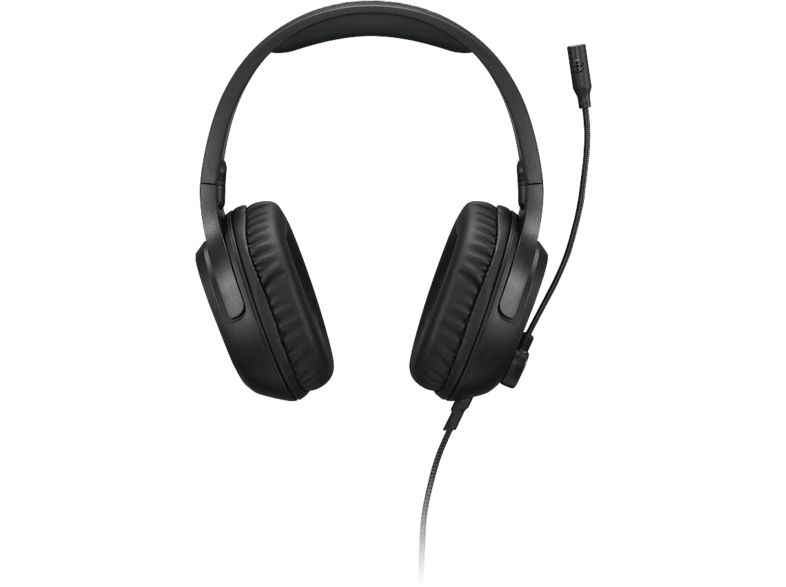 Auriculares gaming - Lenovo H110 Gaming Headset , Cableado vía 3.5 mm, Negro
