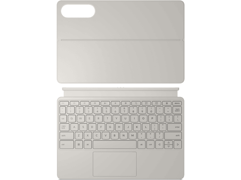 Funda tablet - Lenovo Pack funda y teclado para Yoga Tab, Gris Claro